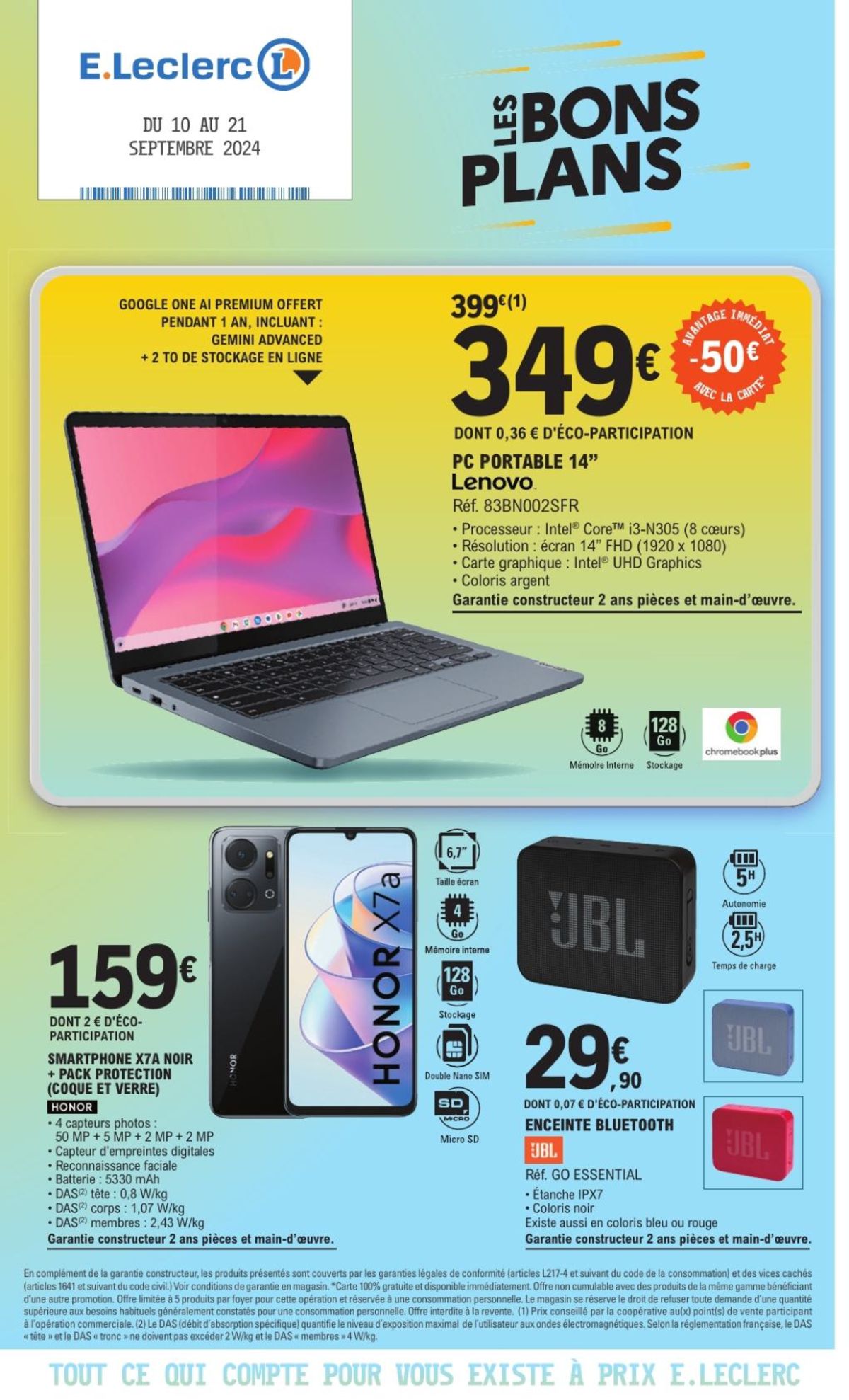 Catalogue BONS PLANS SEPTEMBRE, page 00001