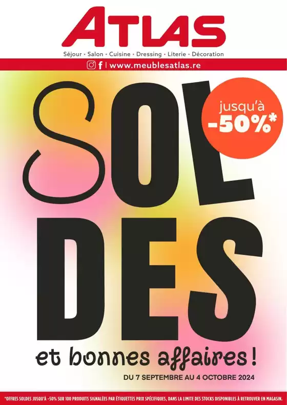 Catalogue Atlas à Saint-Denis (La Réunion) | Soldes et bonnes affaires ! | 09/09/2024 - 04/10/2024