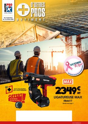 Catalogue Master Pro à Saint-Laurent-du-Var | pop batiment septembre 2024 | 09/09/2024 - 12/10/2024