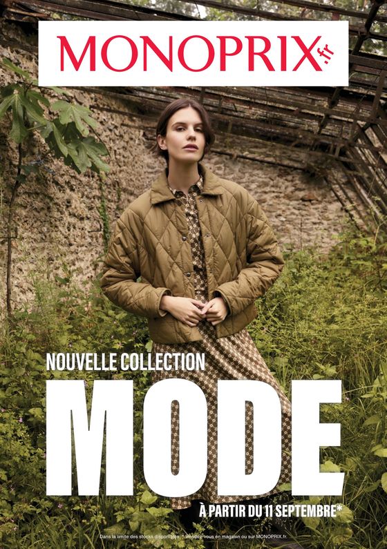 NOUVELLE COLLECTION MODE À PARTIR DU 11 SEPTEMBRE