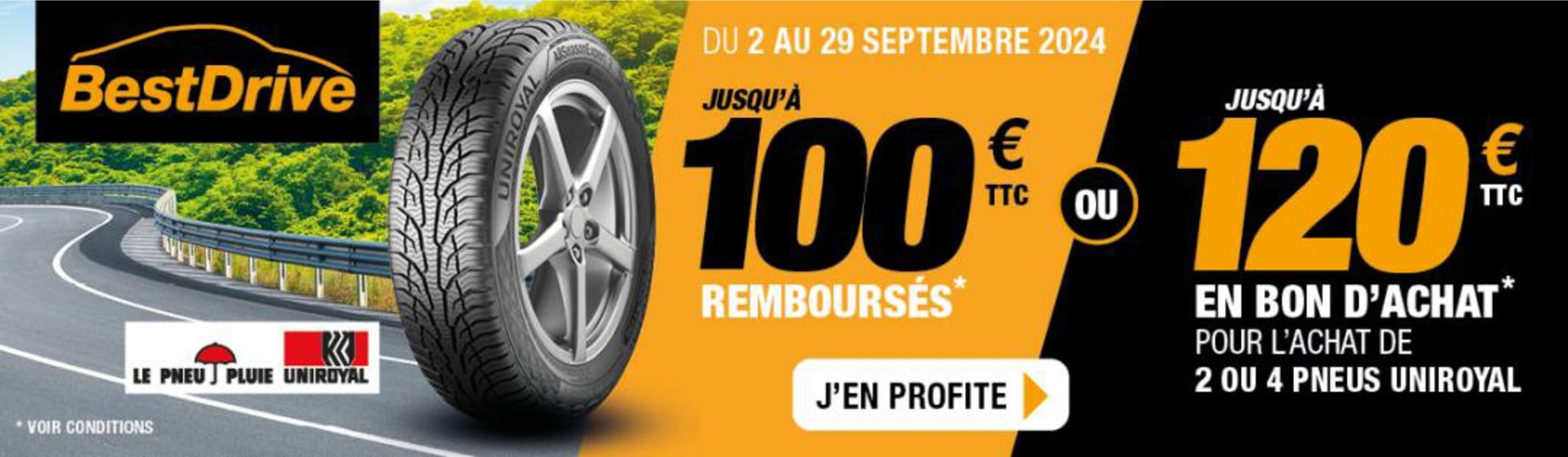 Catalogue Bestdrive à Decize | Jusqu'à 100€ remboursés | 09/09/2024 - 30/09/2024