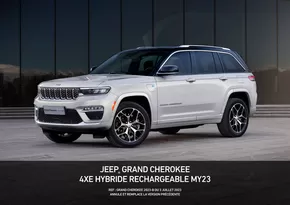 Catalogue Jeep à Antony | JEEP GRAND CHEROKEE 4XE HYBRIDE RECHARGEABLE MY23 | 09/09/2024 - 31/08/2025