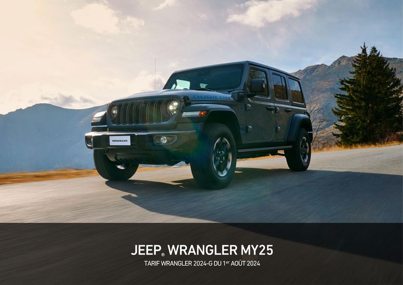 Catalogue Jeep à Saint-Herblain | JEEP WRANGLER MY25 | 09/09/2024 - 31/08/2025