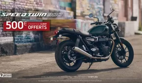 Promos de Auto et Moto à Bras-Panon | VOIR TOUTES NOS DERNIÈRES OFFRES sur Triumph | 09/09/2024 - 30/09/2024