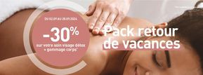 Promos de Beauté à Saint-Jean-du-Falga | Pack retour de vacances sur Esthetic Center | 09/09/2024 - 28/09/2024