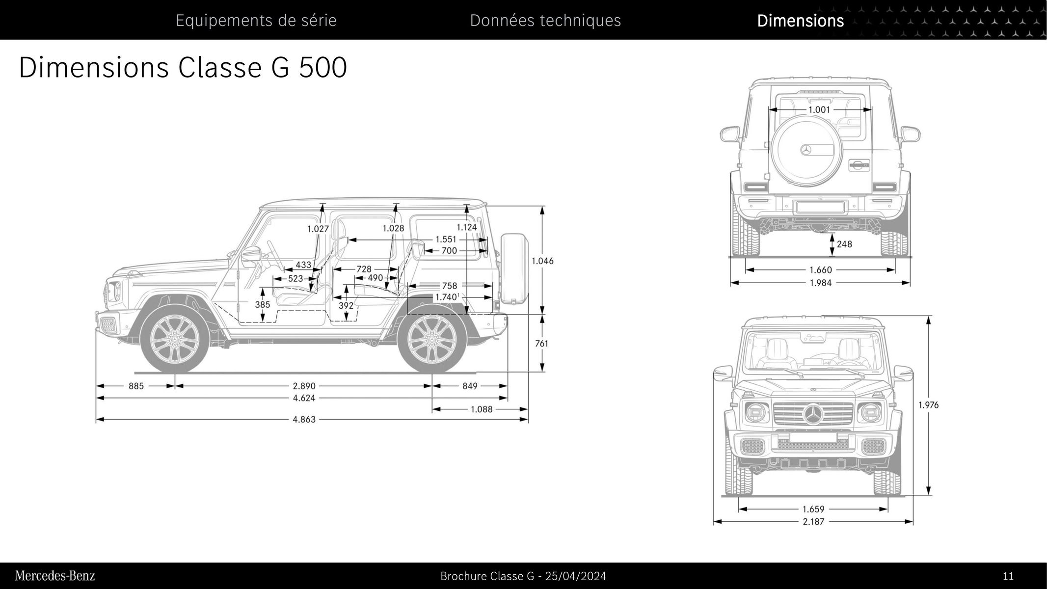 Catalogue Mercedes Benz Classe G, page 00011