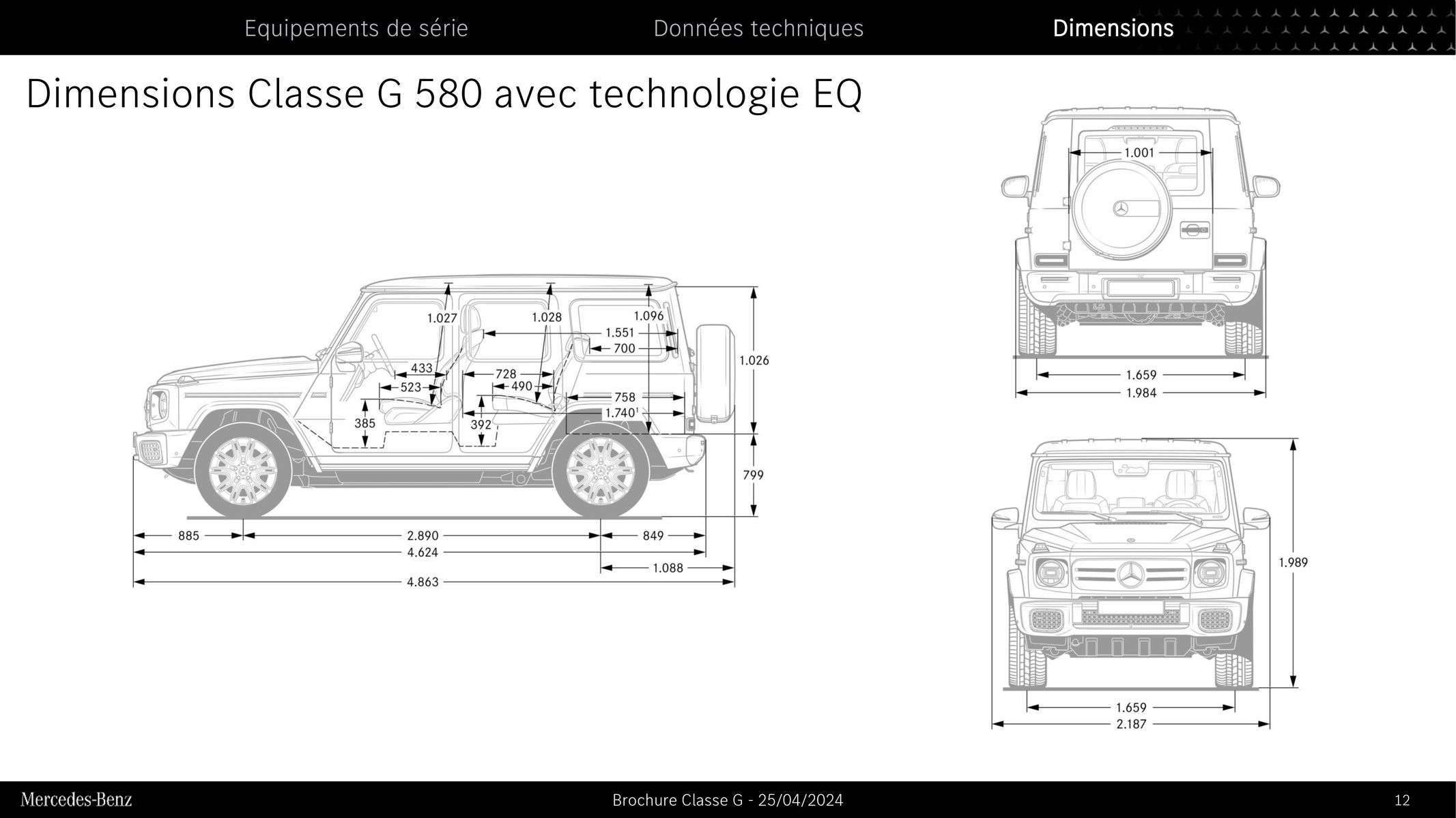 Catalogue Mercedes Benz Classe G, page 00012