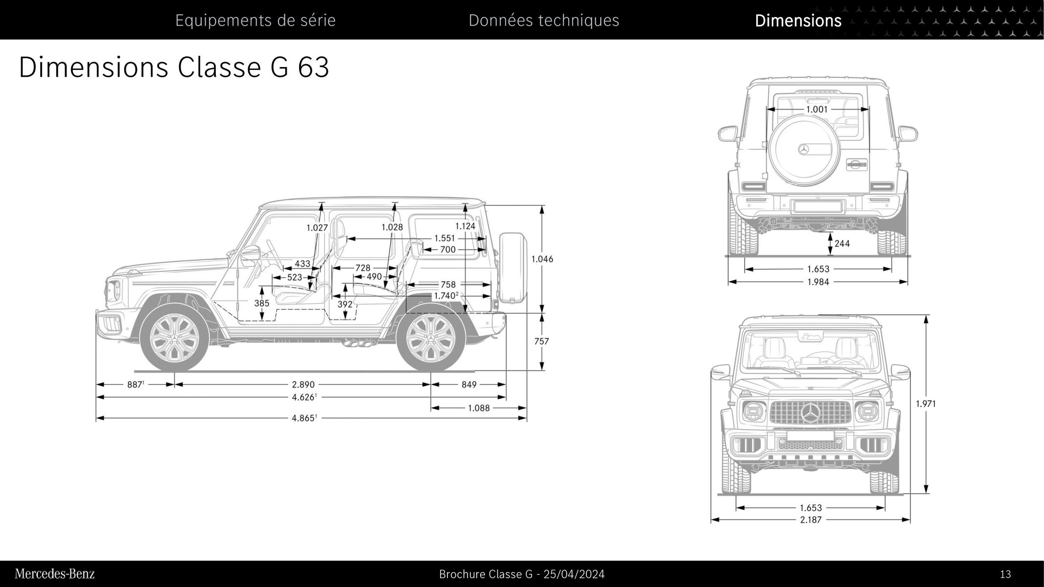 Catalogue Mercedes Benz Classe G, page 00013