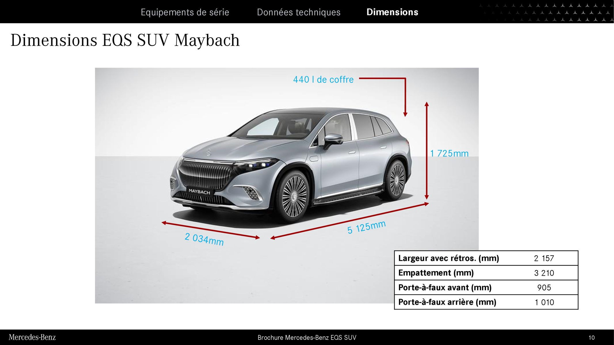 Catalogue Mercedes Benz EQS SUV, page 00010