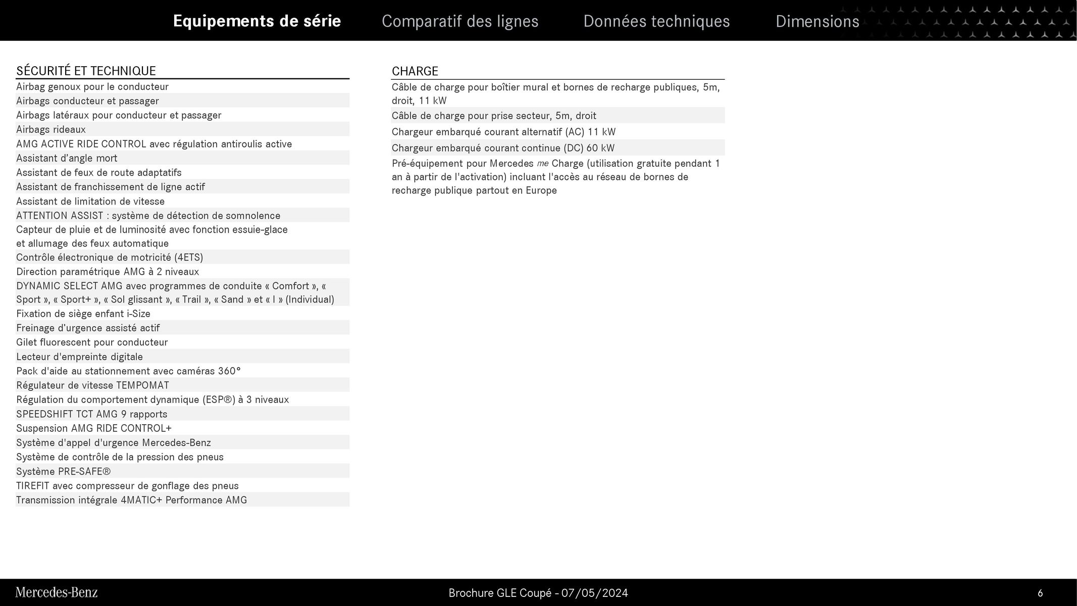 Catalogue GLE Coupé, page 00006