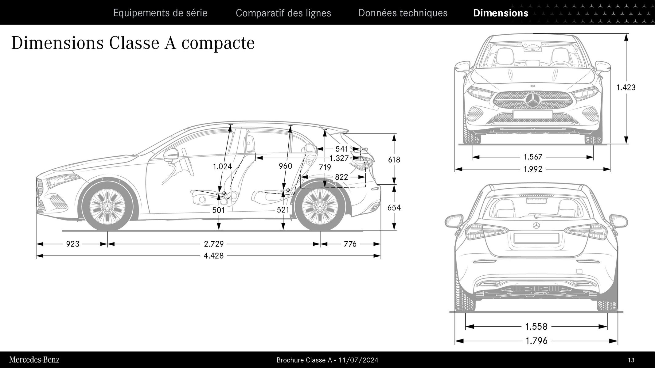 Catalogue Mercedes Benz Classe A, page 00013