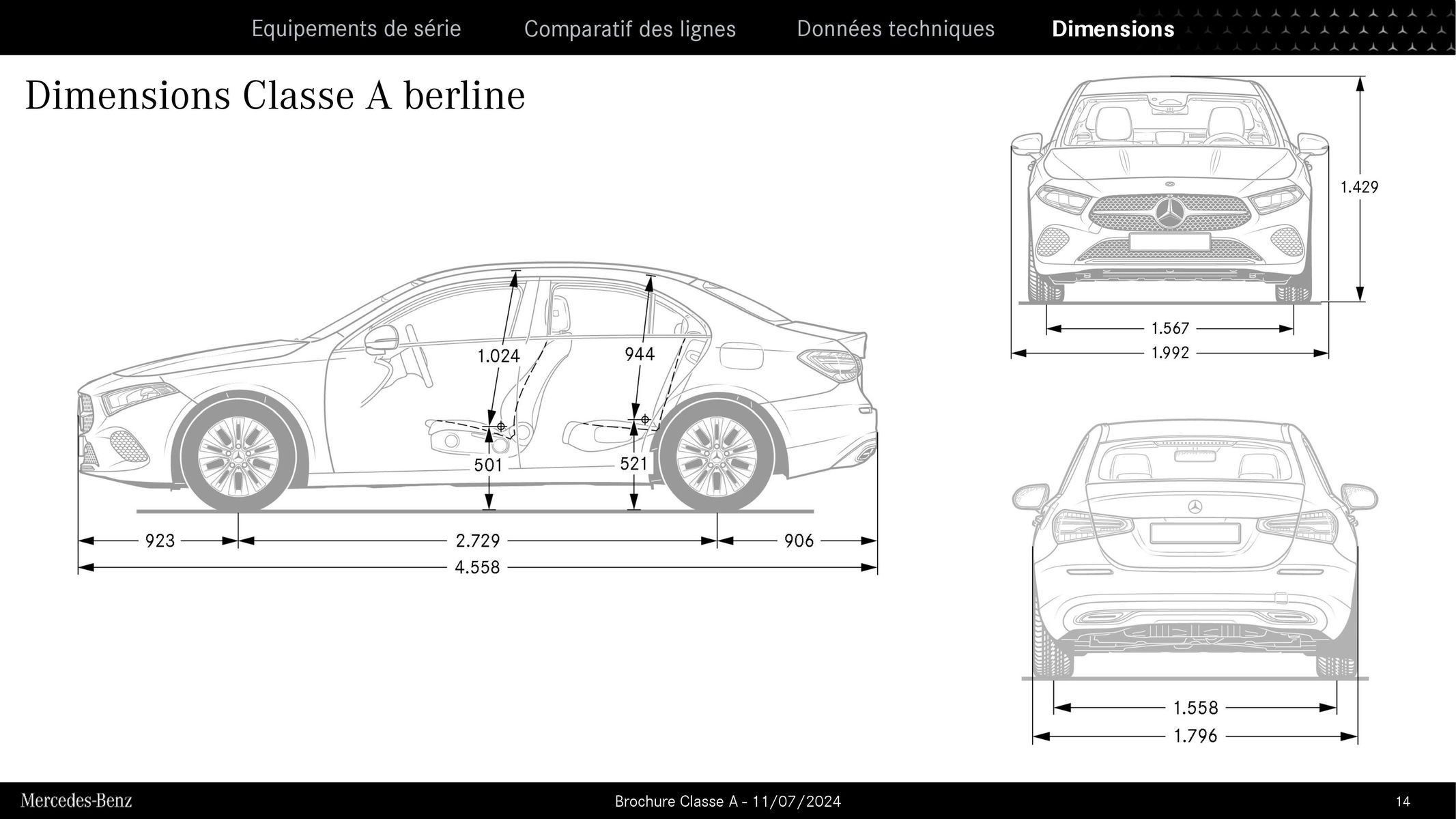 Catalogue Mercedes Benz Classe A, page 00014
