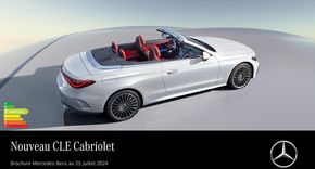 Catalogue Mercedes-Benz à Sin-le-Noble | Nouveau CLE Cabriolet | 09/09/2024 - 31/08/2025