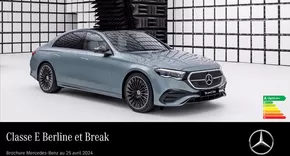 Catalogue Mercedes-Benz à Bègles | Classe E Berline et Break | 09/09/2024 - 31/08/2025