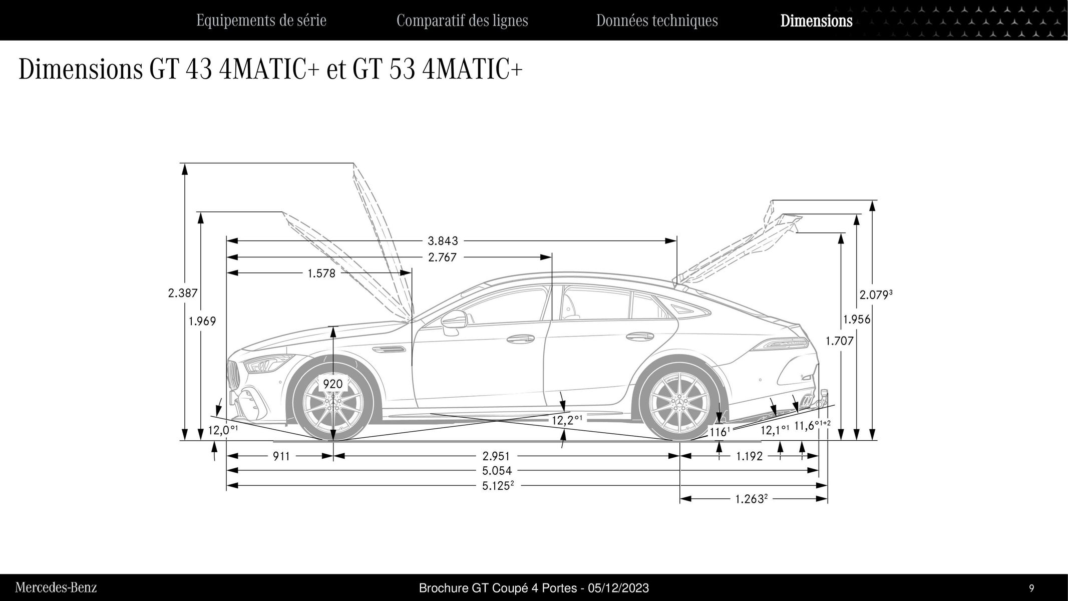 Catalogue Mercedes AMG GT Coupé 4 Portes, page 00009