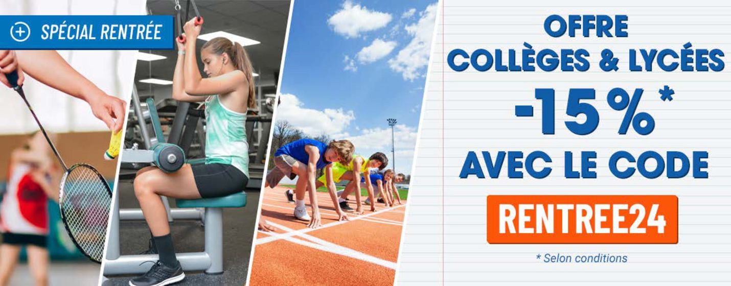 Catalogue Casal Sport à Strasbourg | Offre collèges & lycées -15% | 09/09/2024 - 30/09/2024