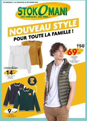 Catalogue Stokomani à Sartrouville | NOUVEAU ST YLE POUR TOUTE L A FAMILLE ! | 10/09/2024 - 22/09/2024