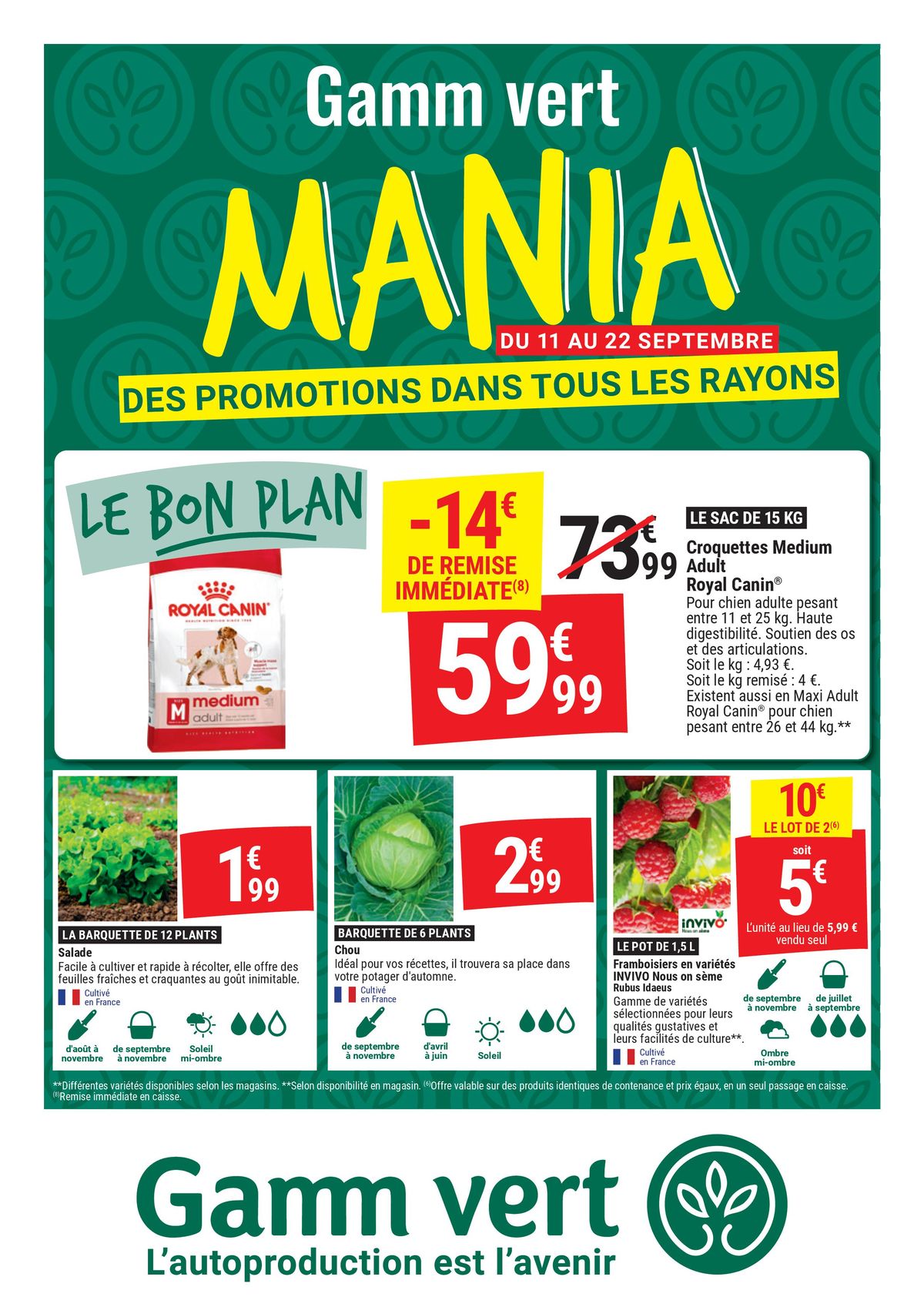 Catalogue Mania DES PROMOTIONS DANS TOUS LES RAYONS, page 00001