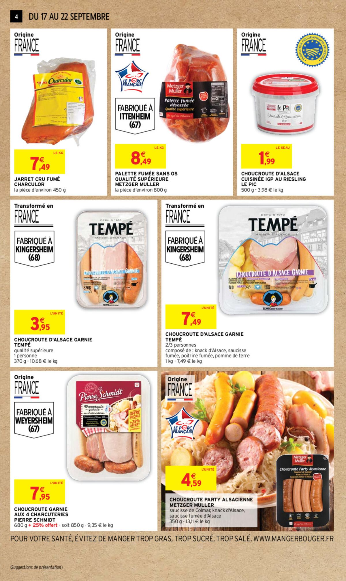 Catalogue S38 - R2 - CHOUCROUTE PRODUITS TAPES, page 00004