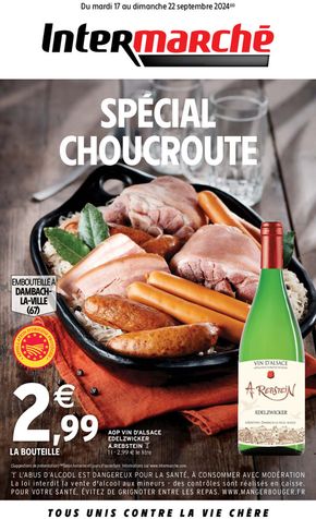 Catalogue Intermarché | S38 - R2 - CHOUCROUTE PRODUITS TAPES | 17/09/2024 - 22/09/2024