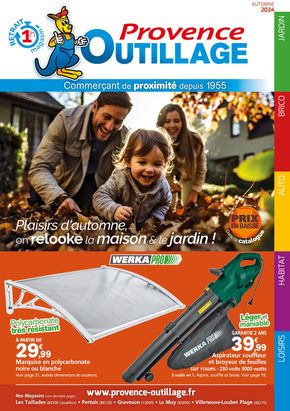 Promos de Bricolage à Taillades | AUTOMNE 2024 sur Provence Outillage | 10/09/2024 - 01/12/2024