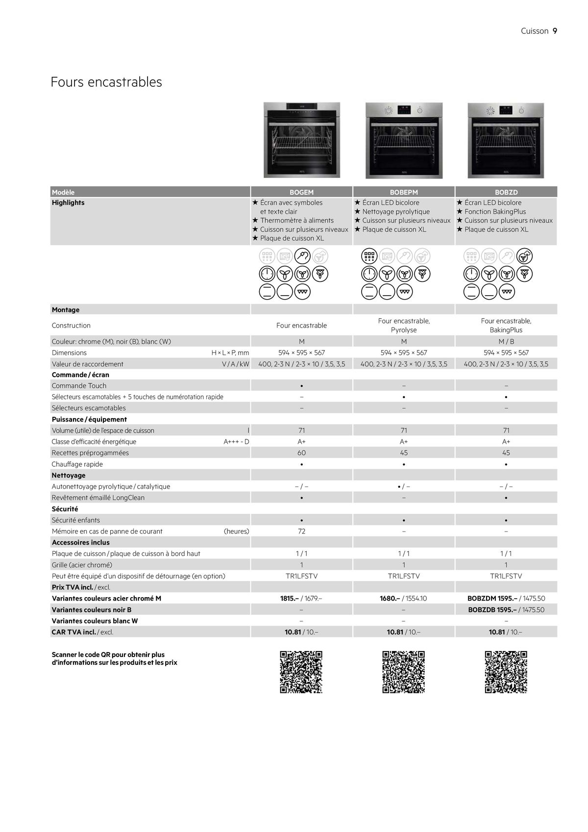 Catalogue Électroménagers 2024 | 2025, page 00009