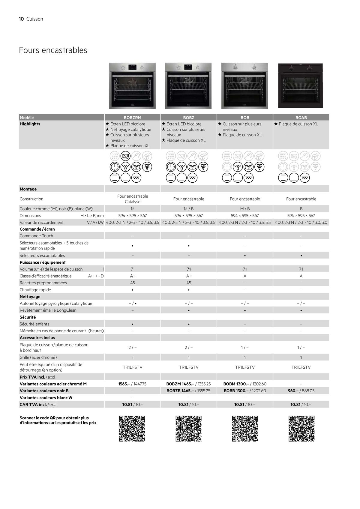 Catalogue Électroménagers 2024 | 2025, page 00010