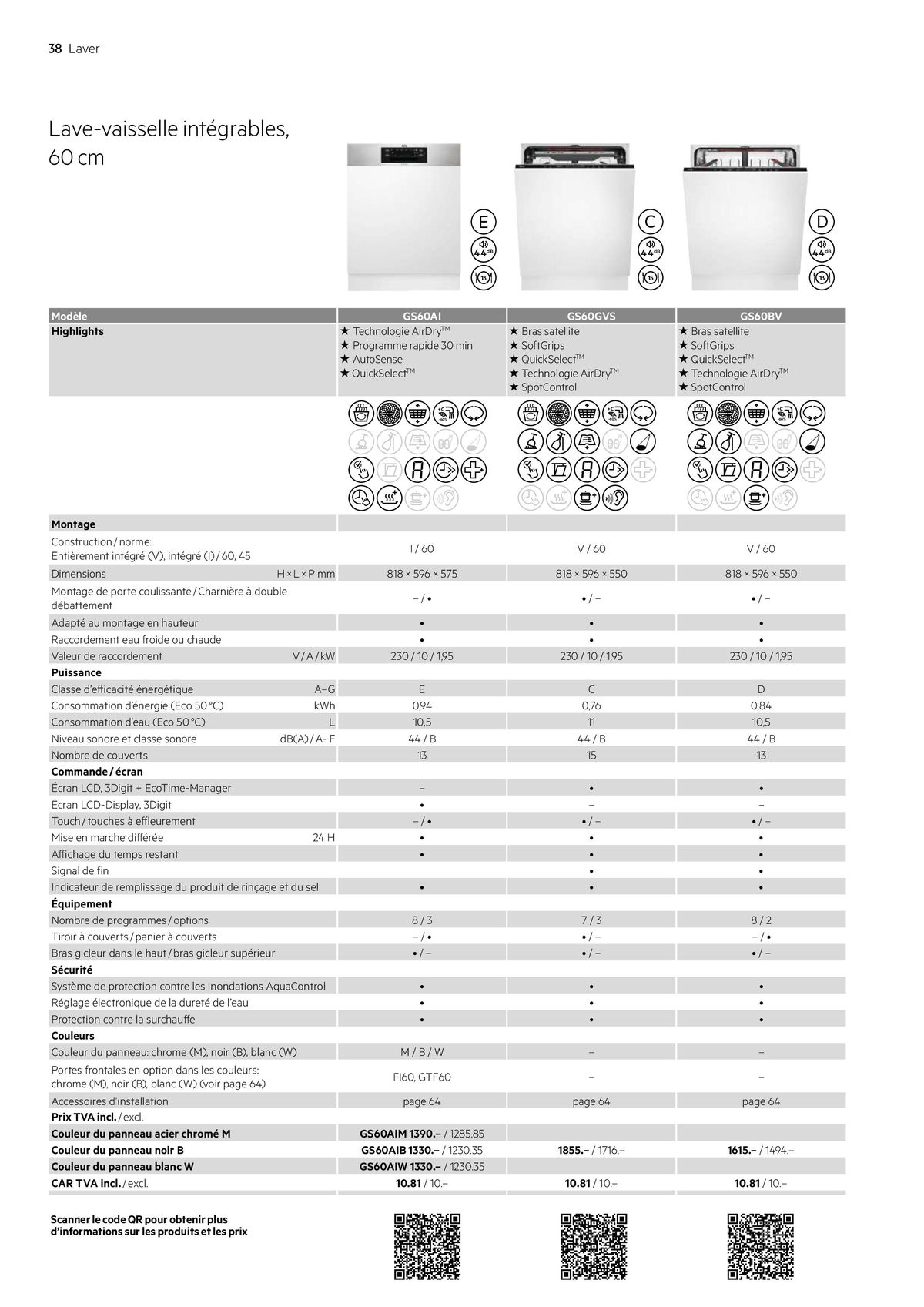 Catalogue Électroménagers 2024 | 2025, page 00038