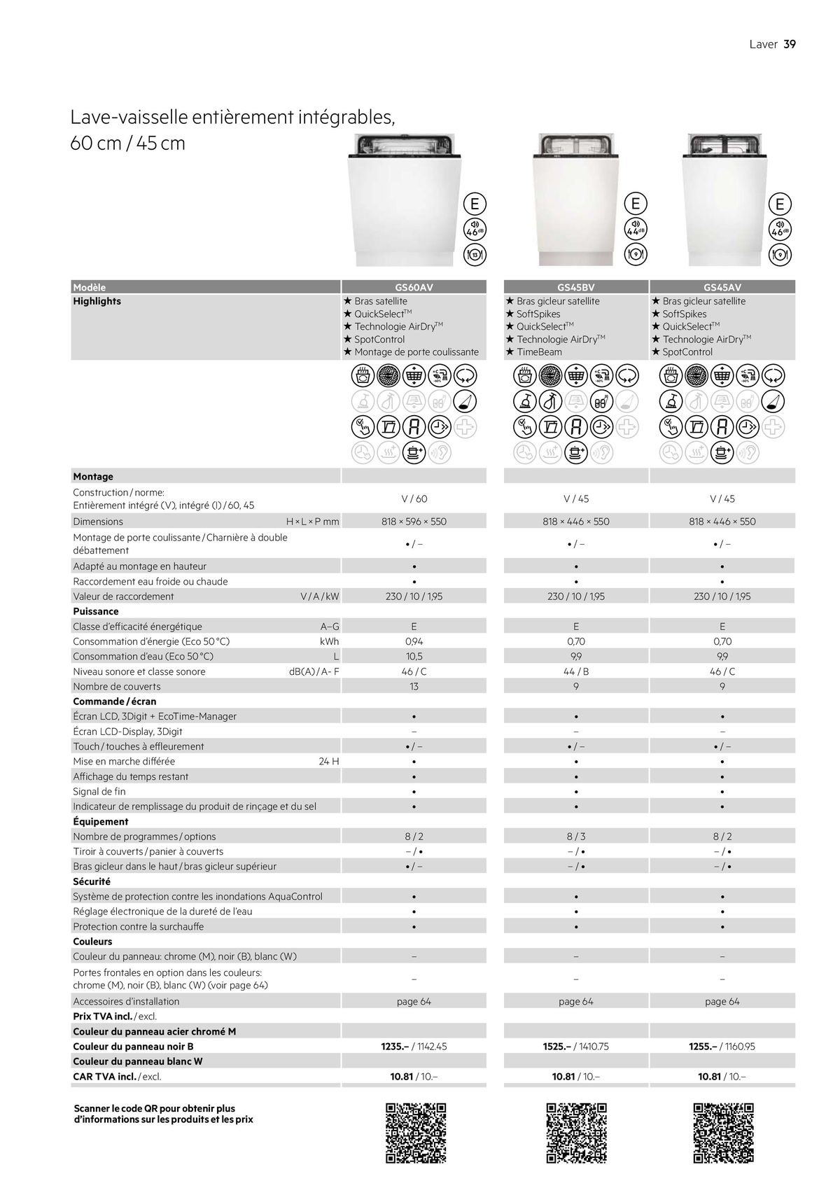 Catalogue Électroménagers 2024 | 2025, page 00039