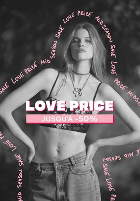 Promos de Mode à Flins-sur-Seine | Love price Jusqu'à -50% sur Etam | 10/09/2024 - 30/09/2024