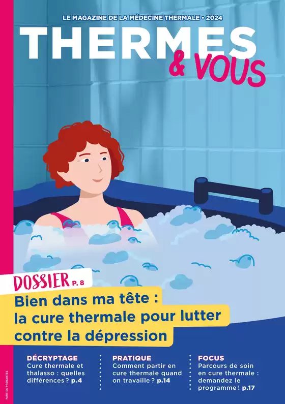 Catalogue La Médecine Thermale à Thonon-les-Bains | Mini mag édition 2024 | 10/09/2024 - 31/12/2024