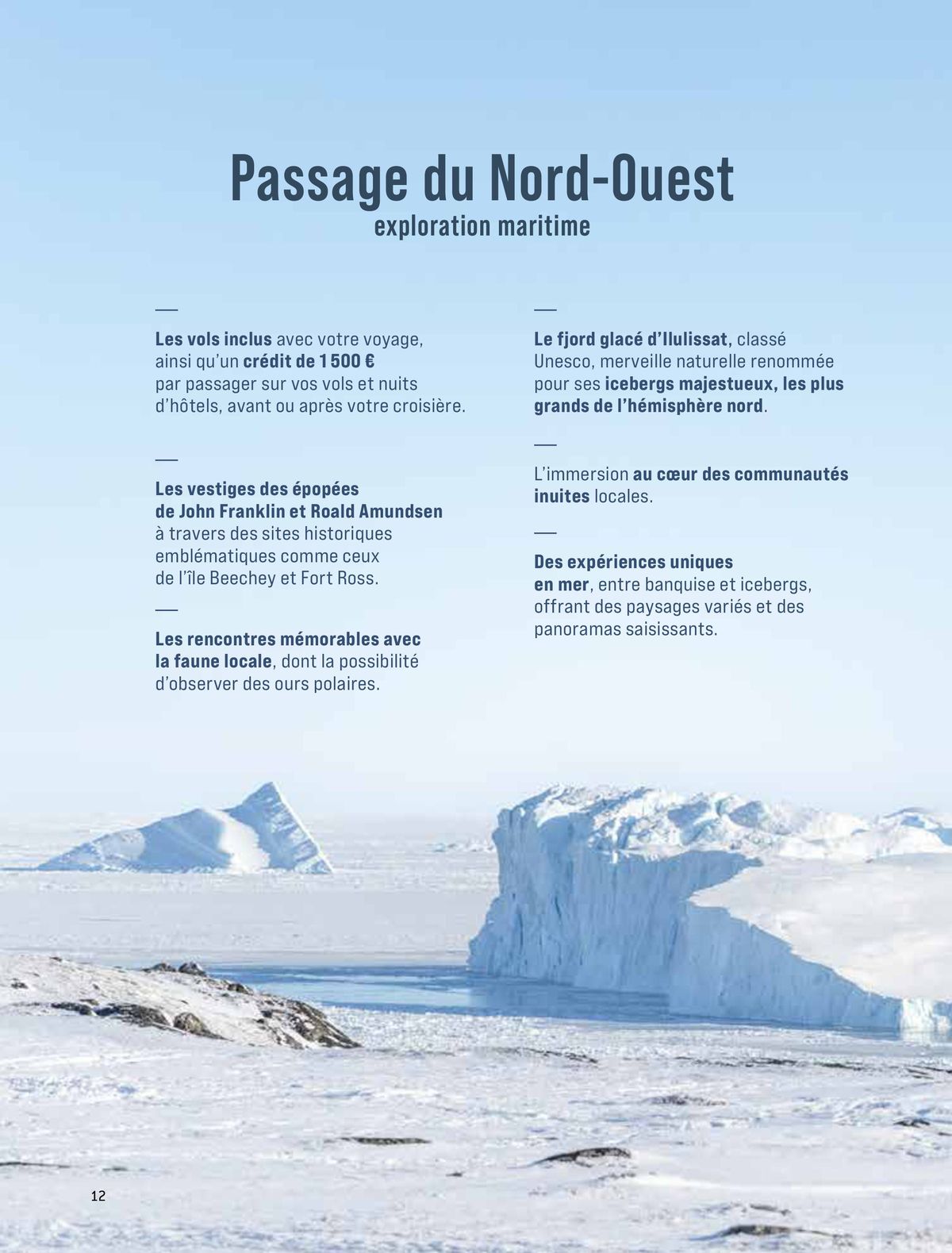 Catalogue L'Arctique ⸱ Été 2025, page 00012