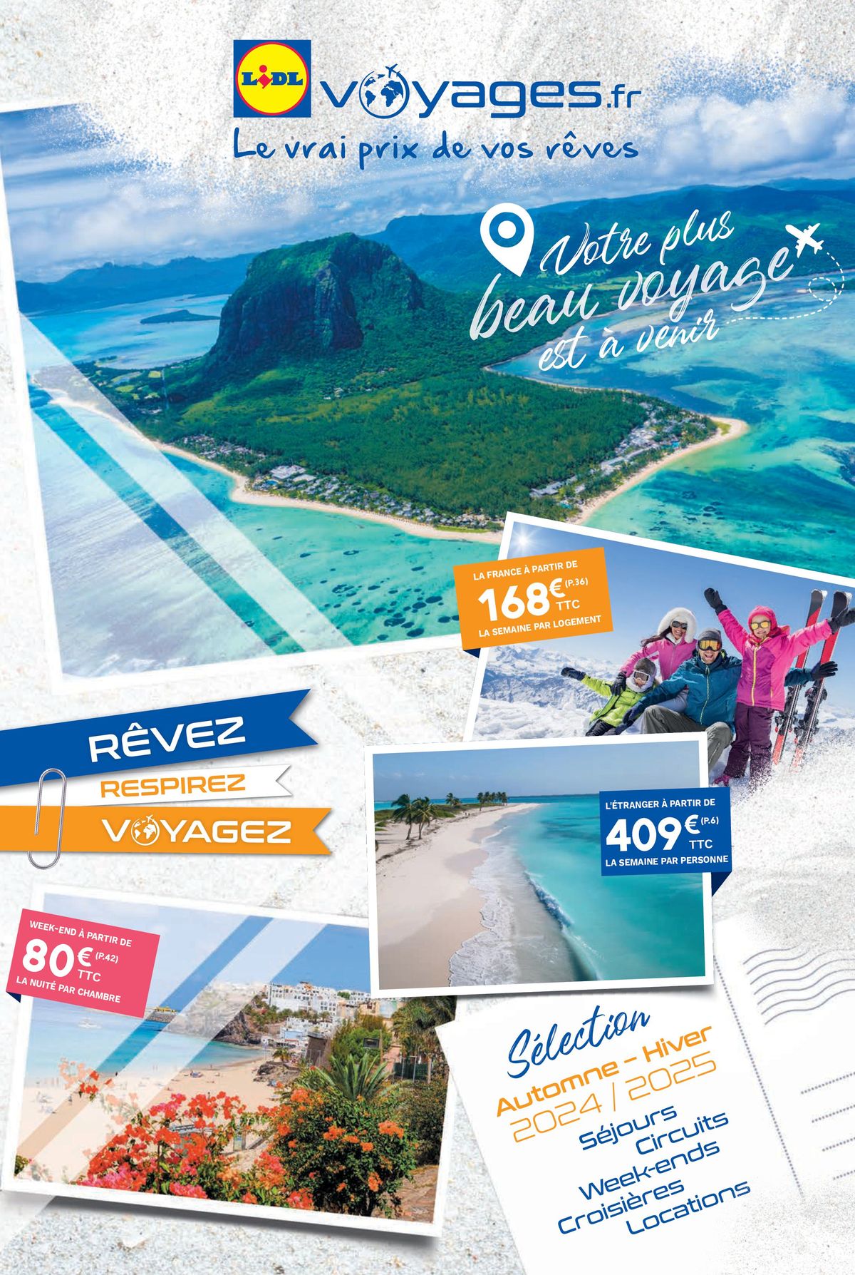 Catalogue Bonnes vacances avec Lidl Voyages !, page 00001