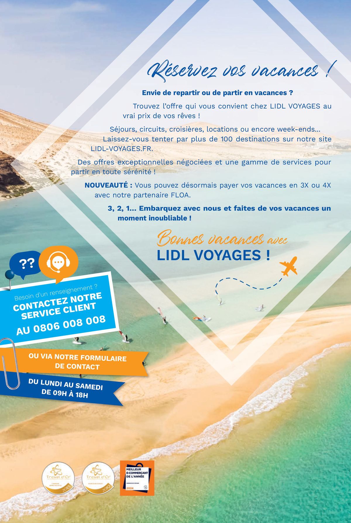 Catalogue Bonnes vacances avec Lidl Voyages !, page 00002