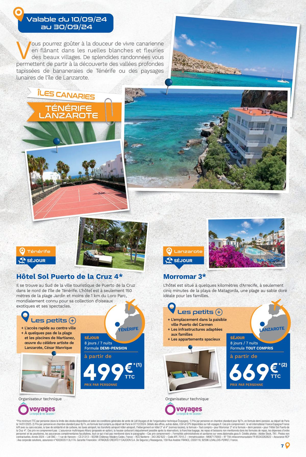 Catalogue Bonnes vacances avec Lidl Voyages !, page 00007