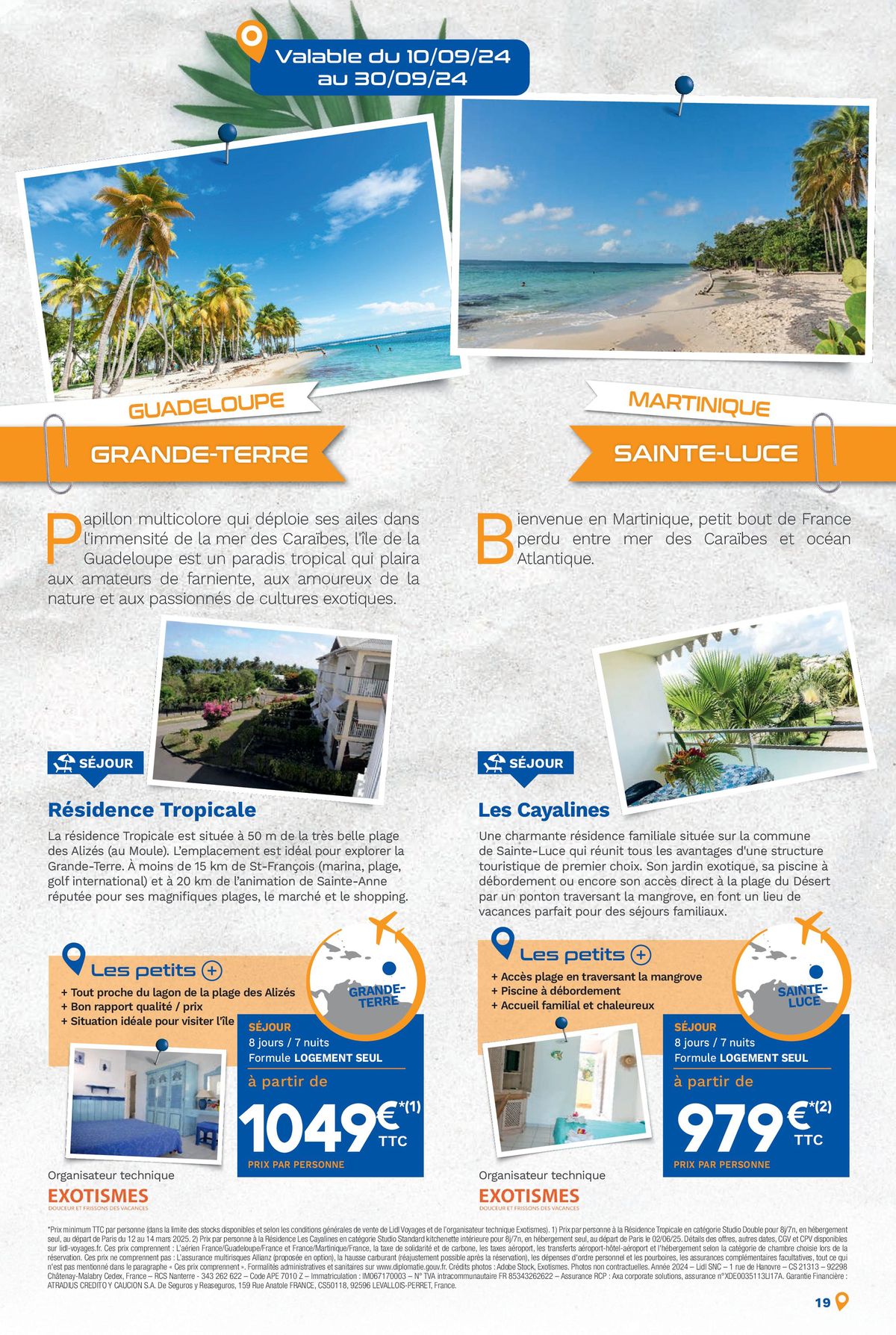 Catalogue Bonnes vacances avec Lidl Voyages !, page 00019