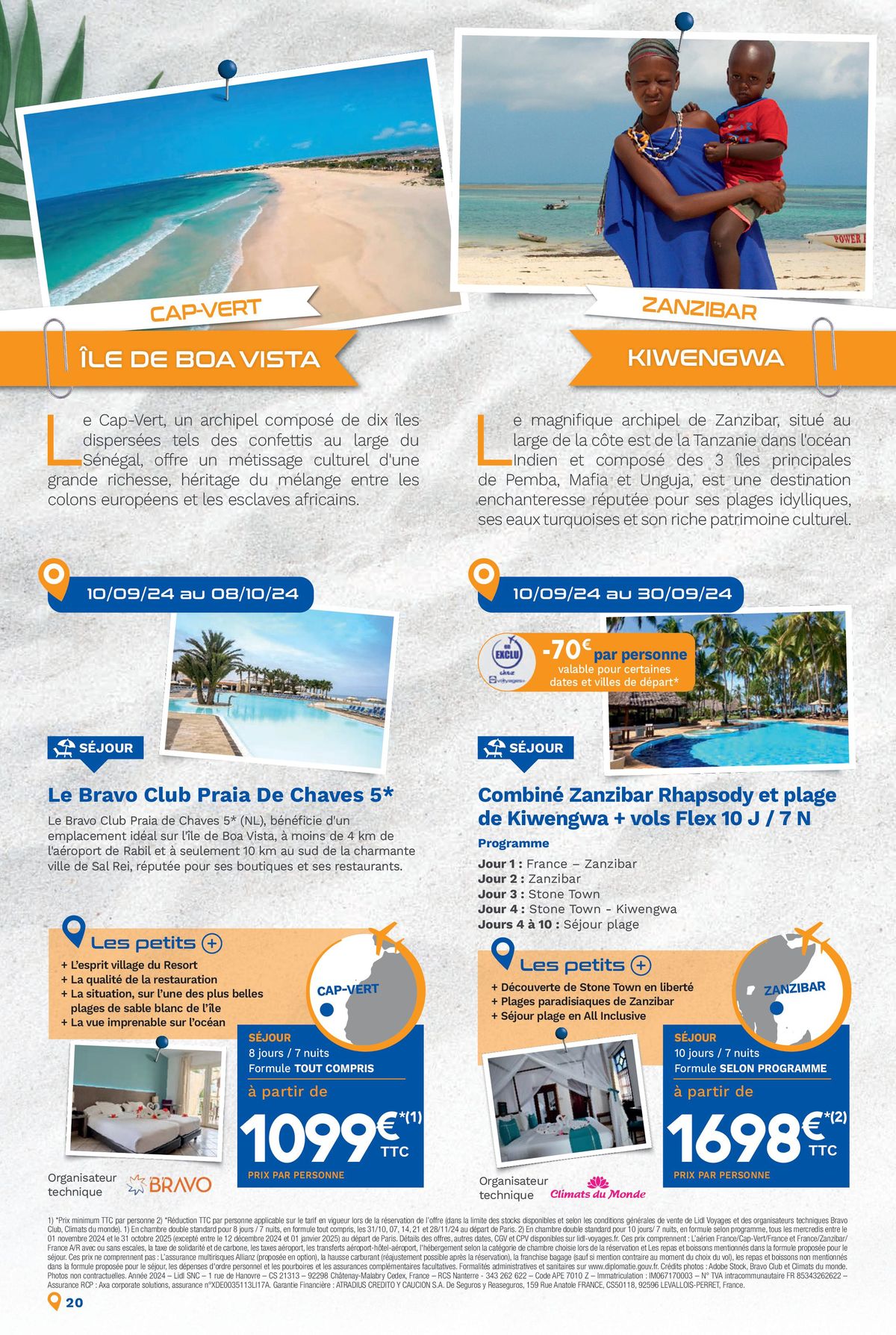 Catalogue Bonnes vacances avec Lidl Voyages !, page 00020