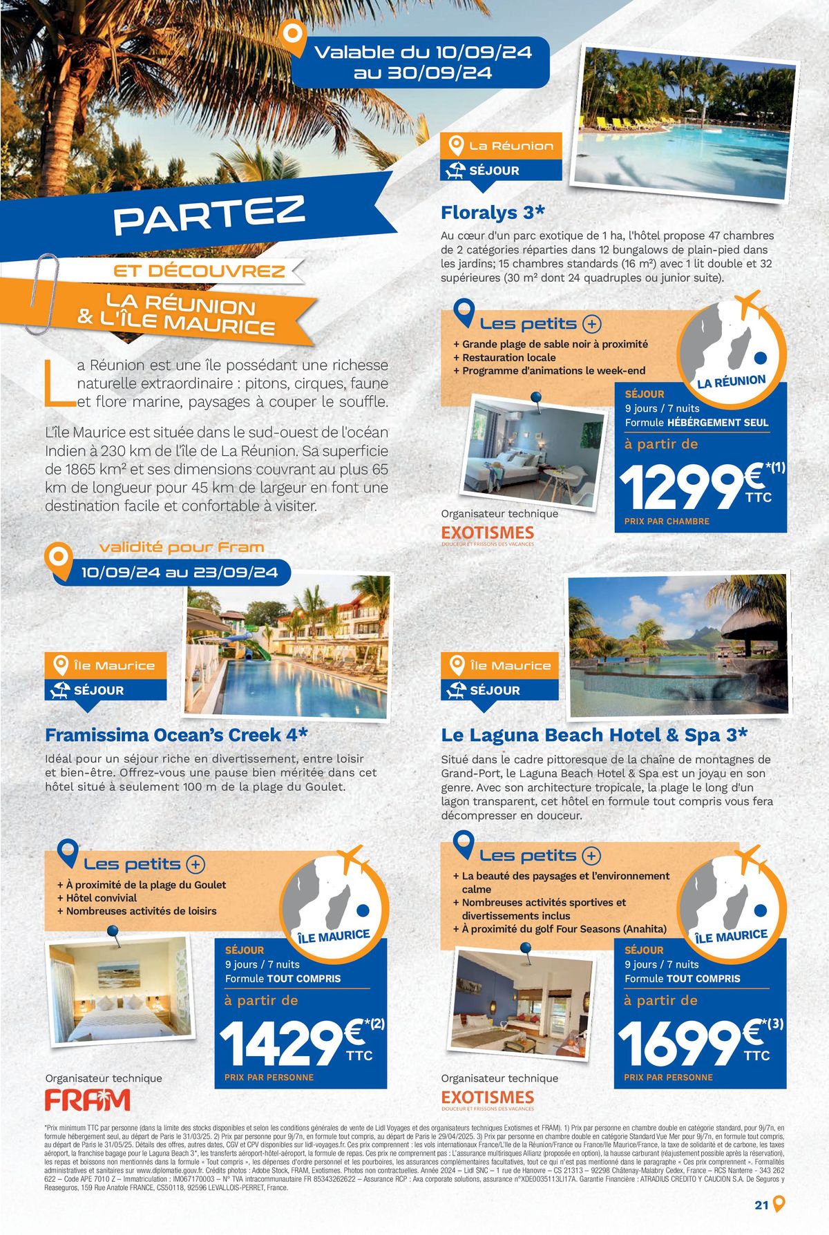 Catalogue Bonnes vacances avec Lidl Voyages !, page 00021