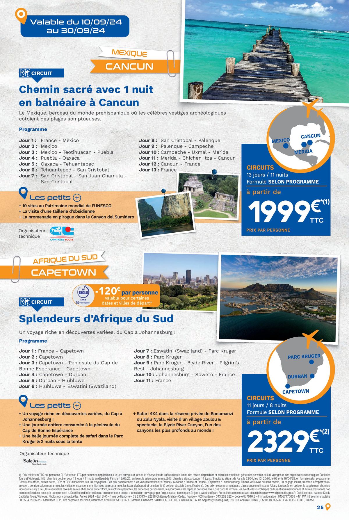 Catalogue Bonnes vacances avec Lidl Voyages !, page 00025