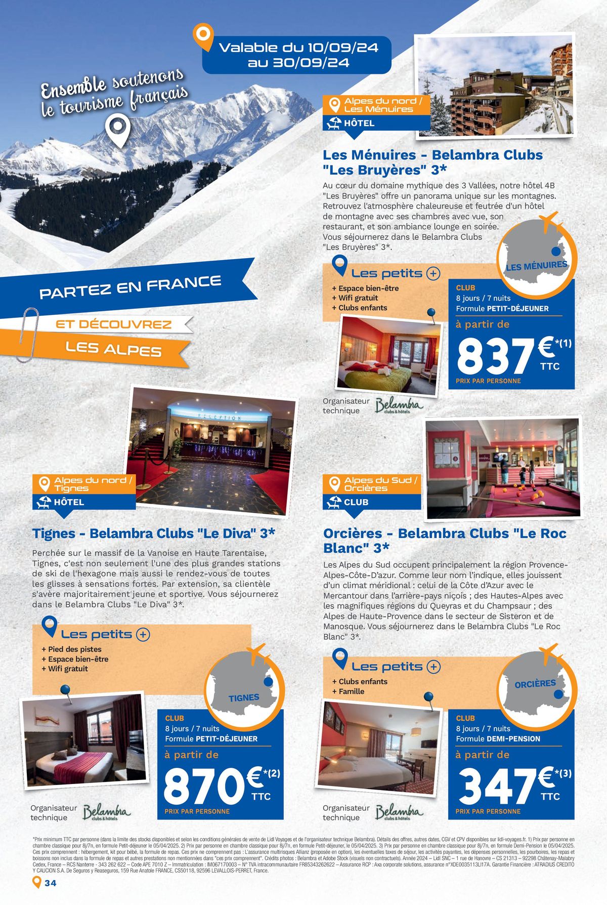 Catalogue Bonnes vacances avec Lidl Voyages !, page 00034