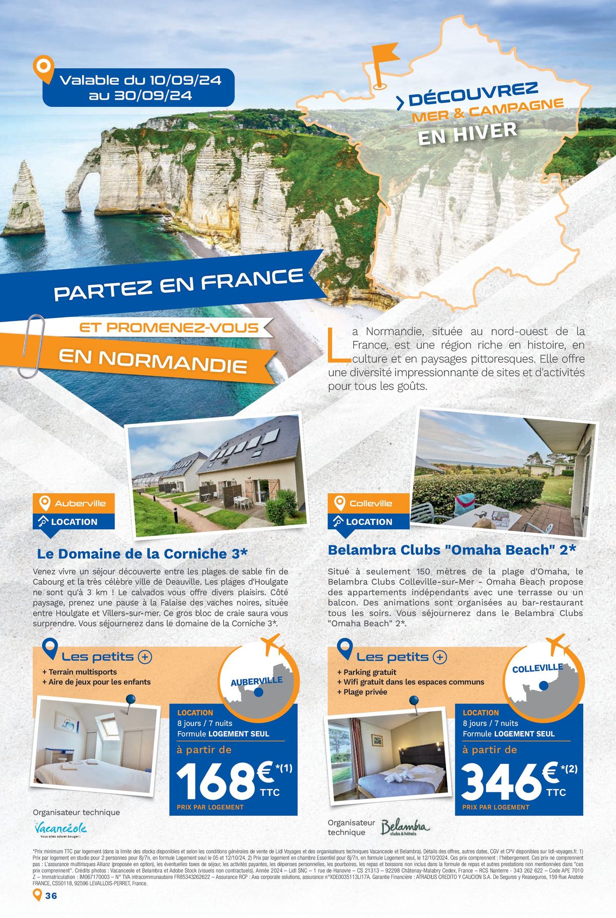 Catalogue Bonnes vacances avec Lidl Voyages !, page 00036