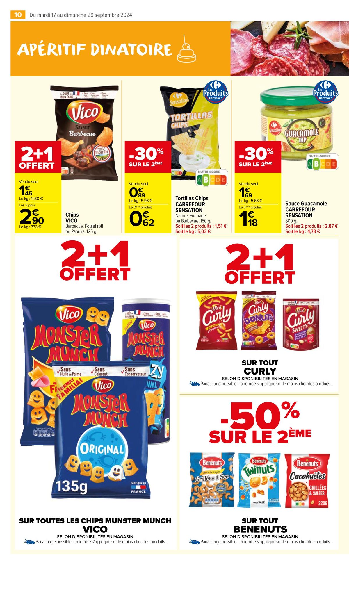 Catalogue 50% D'ÉCONOMIES SUR UNE SÉLECTION DE MARQUES POUR 30€ D’ACHAT, page 00012