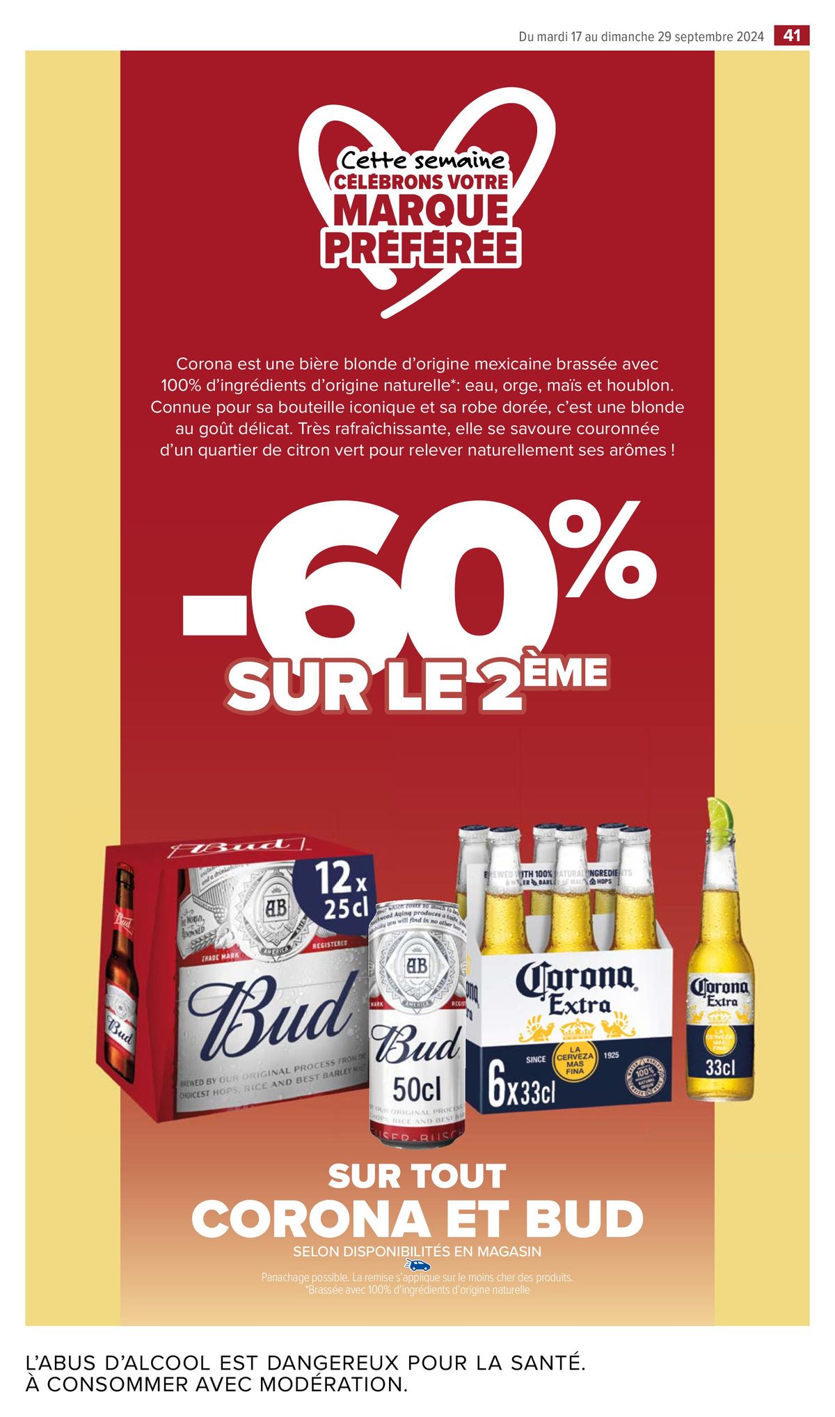 Catalogue 50% D'ÉCONOMIES SUR UNE SÉLECTION DE MARQUES POUR 30€ D’ACHAT, page 00043