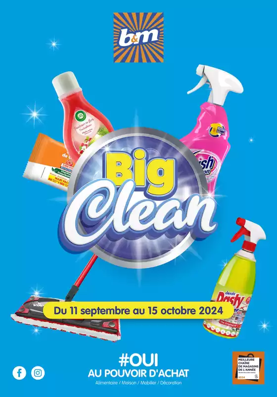 Catalogue B&M à Liévin | Big Clean | 11/09/2024 - 15/10/2024