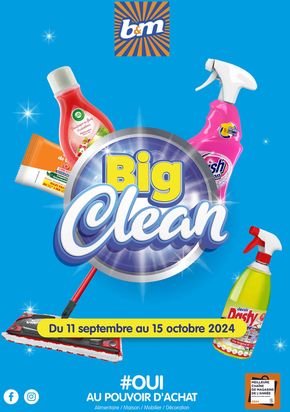 Promos de Bazar et Déstockage à Portes-lès-Valence | Big Clean sur B&M | 11/09/2024 - 15/10/2024