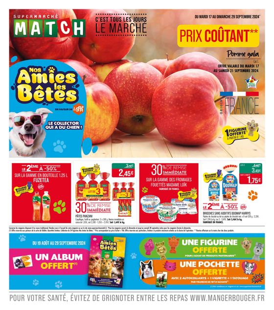 Catalogue Supermarché Match à Dombasle-sur-Meurthe | C’EST TOUS LES JOURS LE MARCHÉ | 16/09/2024 - 22/09/2024