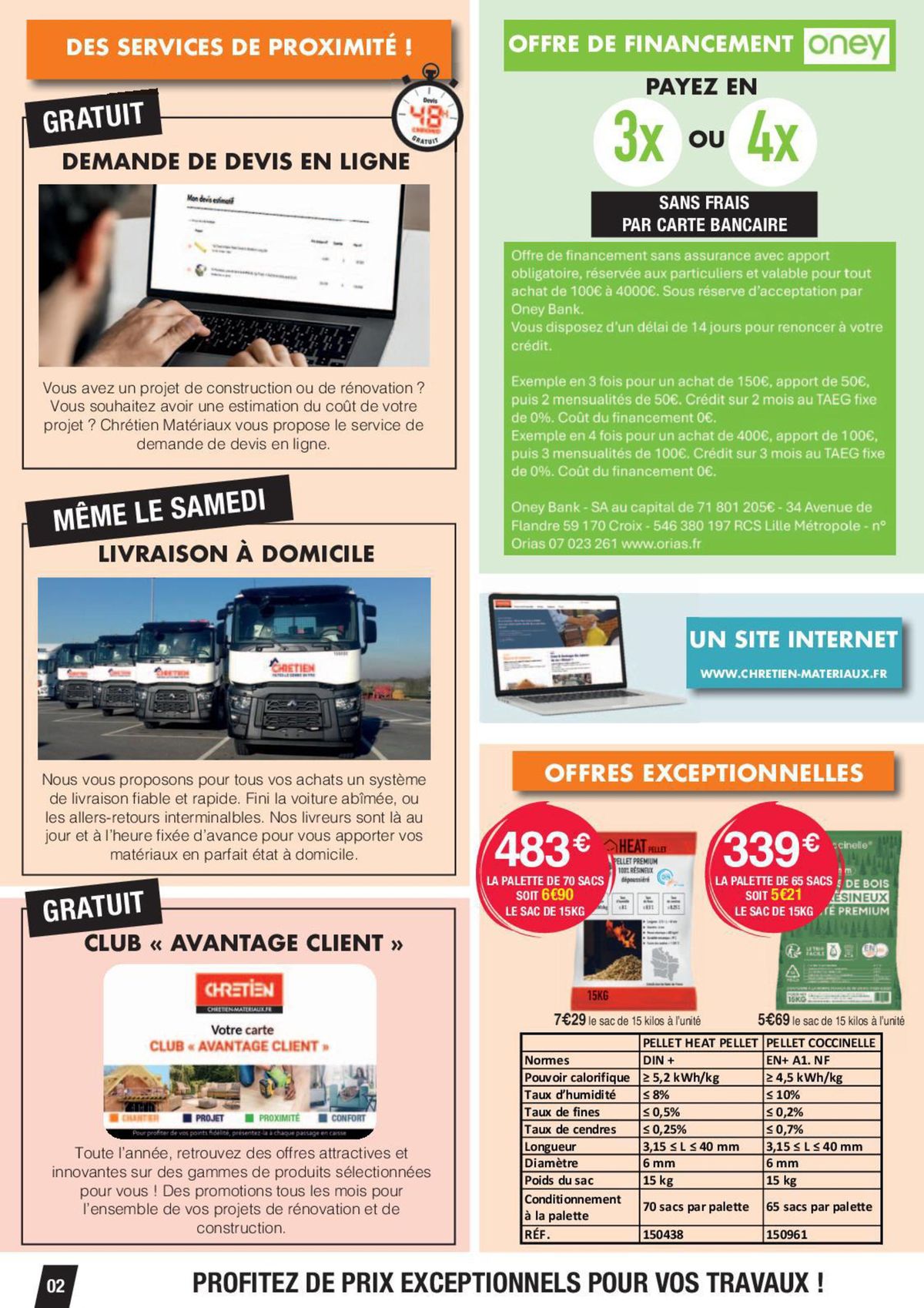 Catalogue Votre chantier à prix négoce tout près de chez vous !, page 00002