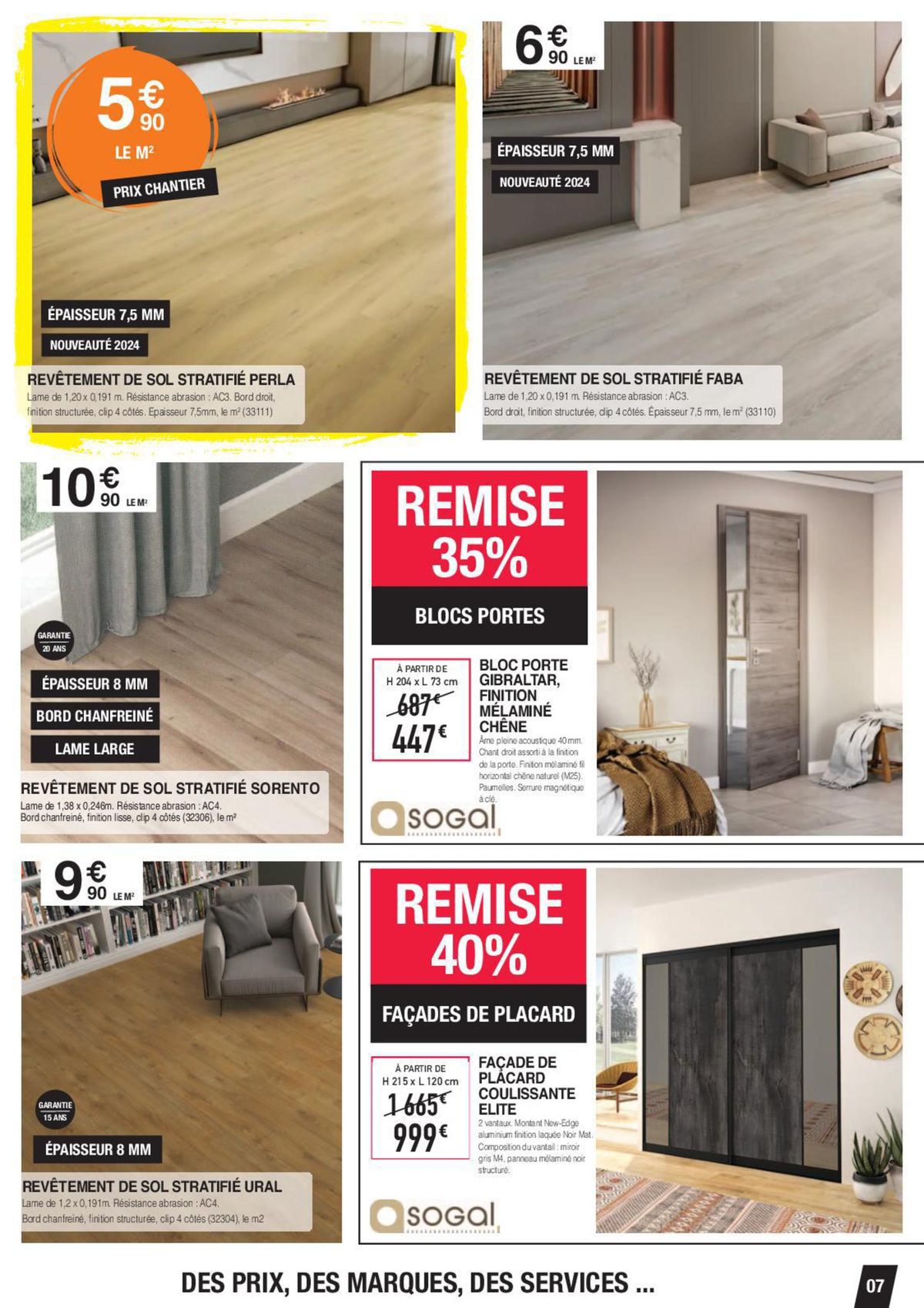 Catalogue Votre chantier à prix négoce tout près de chez vous !, page 00007