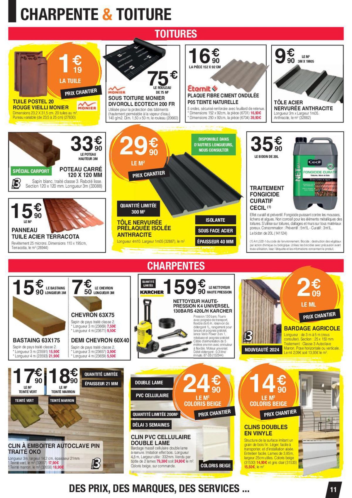 Catalogue Votre chantier à prix négoce tout près de chez vous !, page 00011