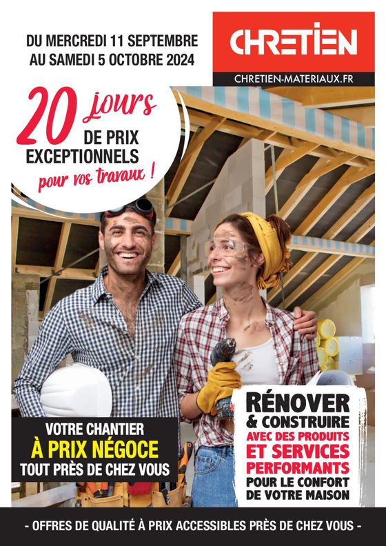 Votre chantier à prix négoce tout près de chez vous !